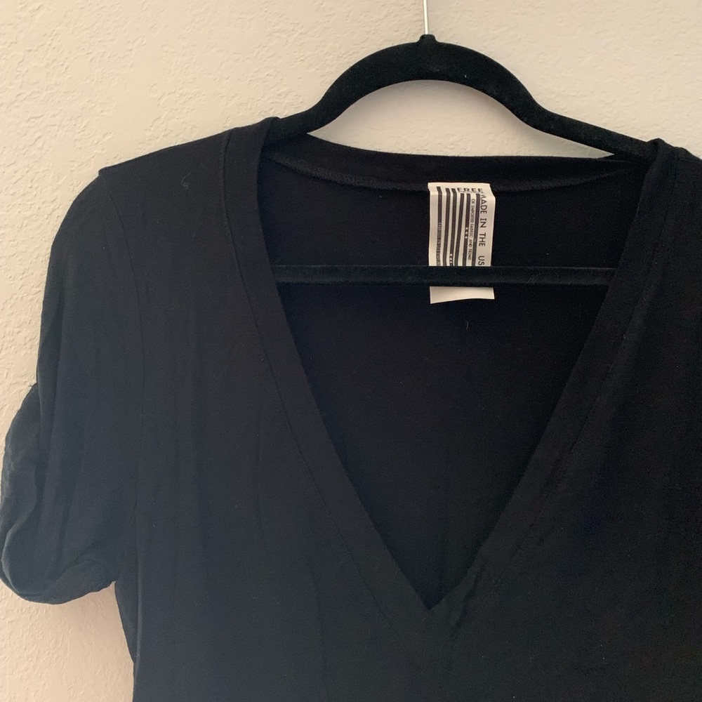 Free people deep V bodysuit